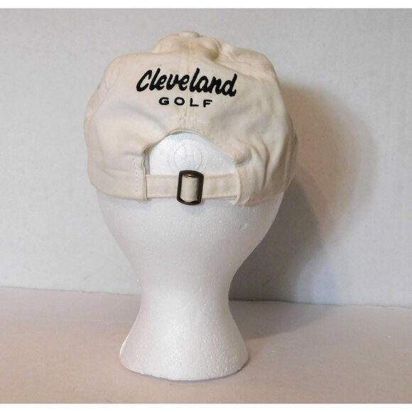 David Toms Signed Cleveland Golf Cap White Adjustable Unisex PGA Golfer - Picture 5 of 10